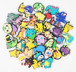 40 pcs Crocs Charms Pokemon