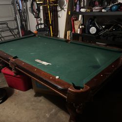 Pool Table And Dartboard Rack