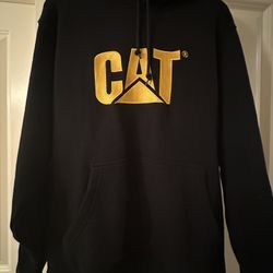 Black Warm CAT Hoodie-brand New Size M