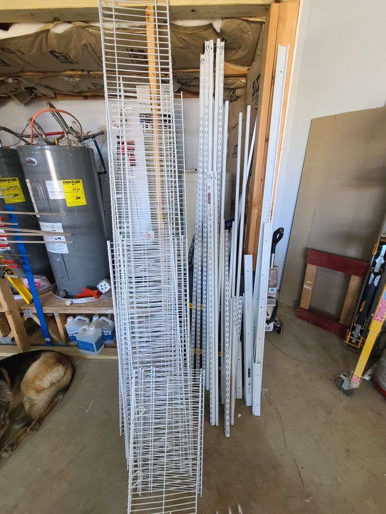 White Closet Shelves 