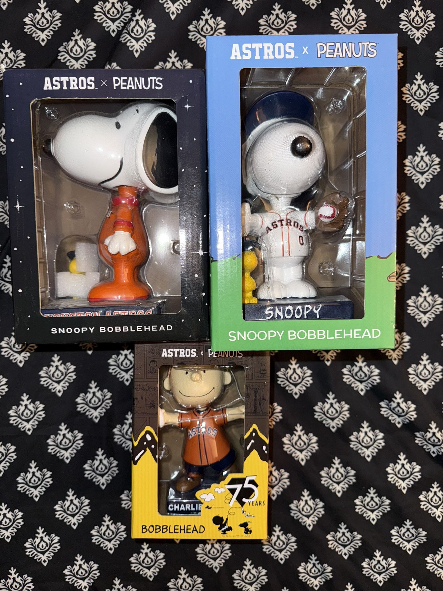 Houston astros Peanuts  Snoopy bobblehead