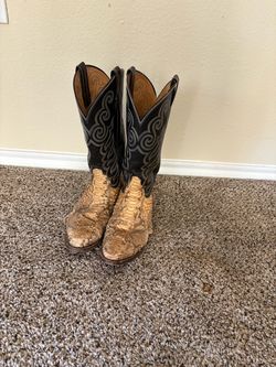Snake Skin Boots