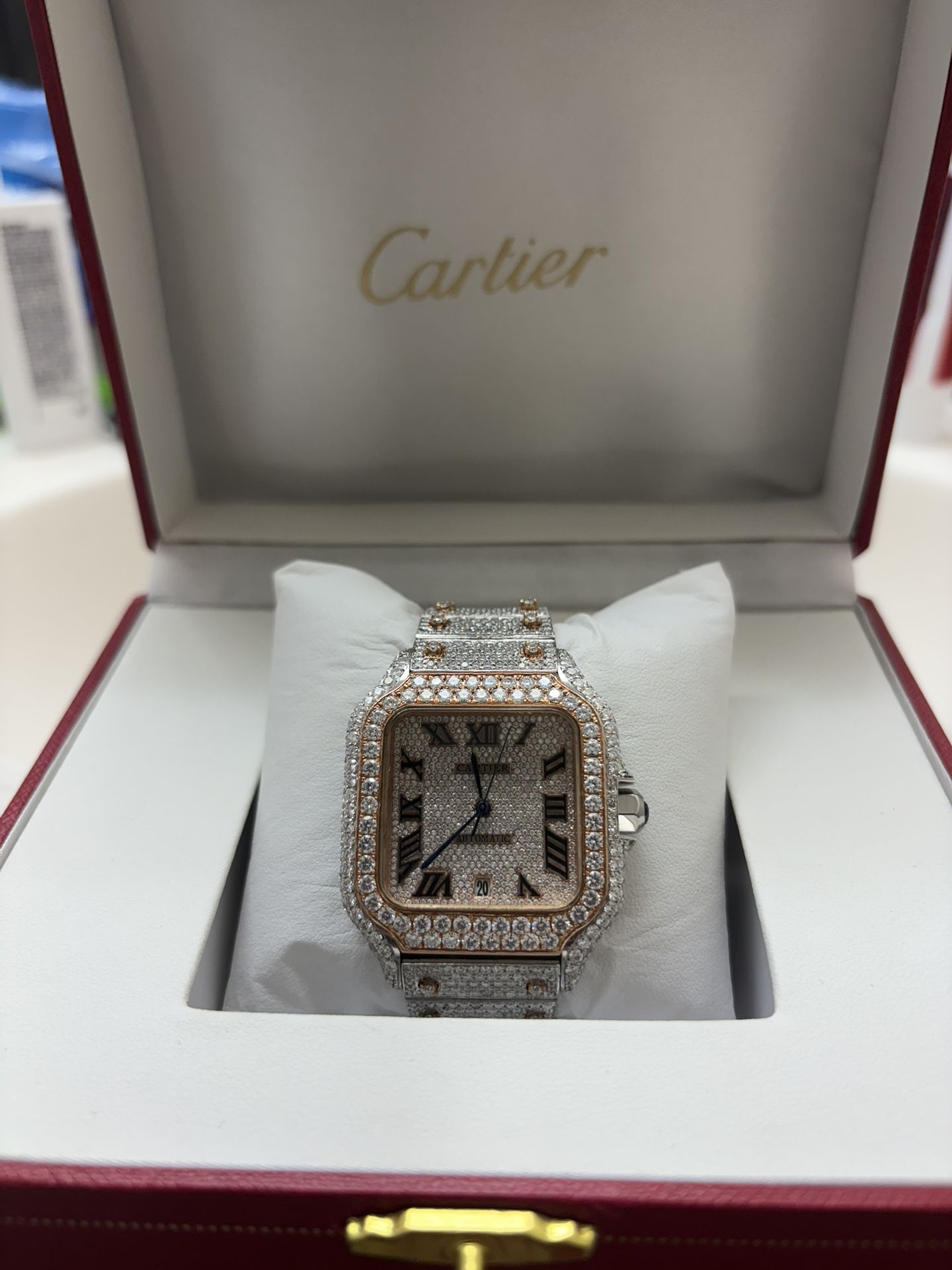 Moissanite Cartier watch