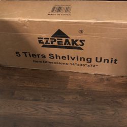 EZpeaks 5 Tier Shelves 