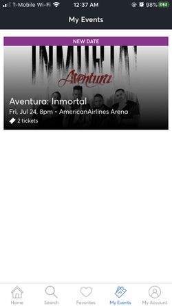Aventura concert tickets