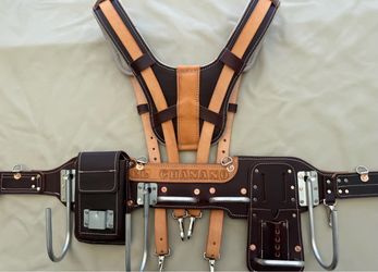 Concrete finisher tool belt