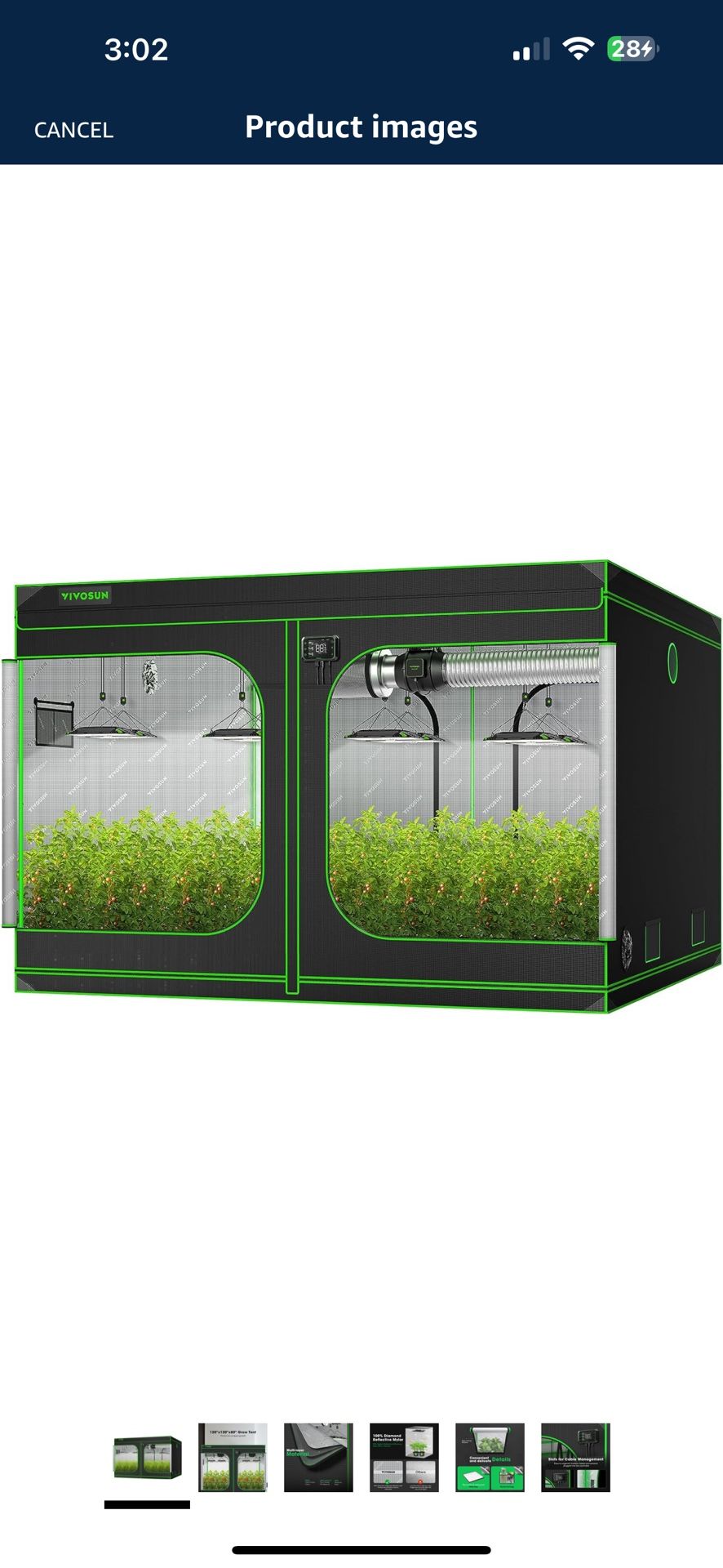 10x10 Vivosun Grow Tent