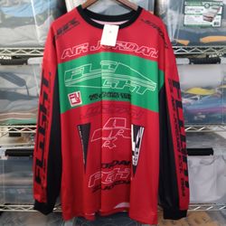 XXL Nike Air Jordan Flight MVP Men's Printed Long Sleeve Shirt Jersey