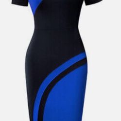 Blue/black Dress 