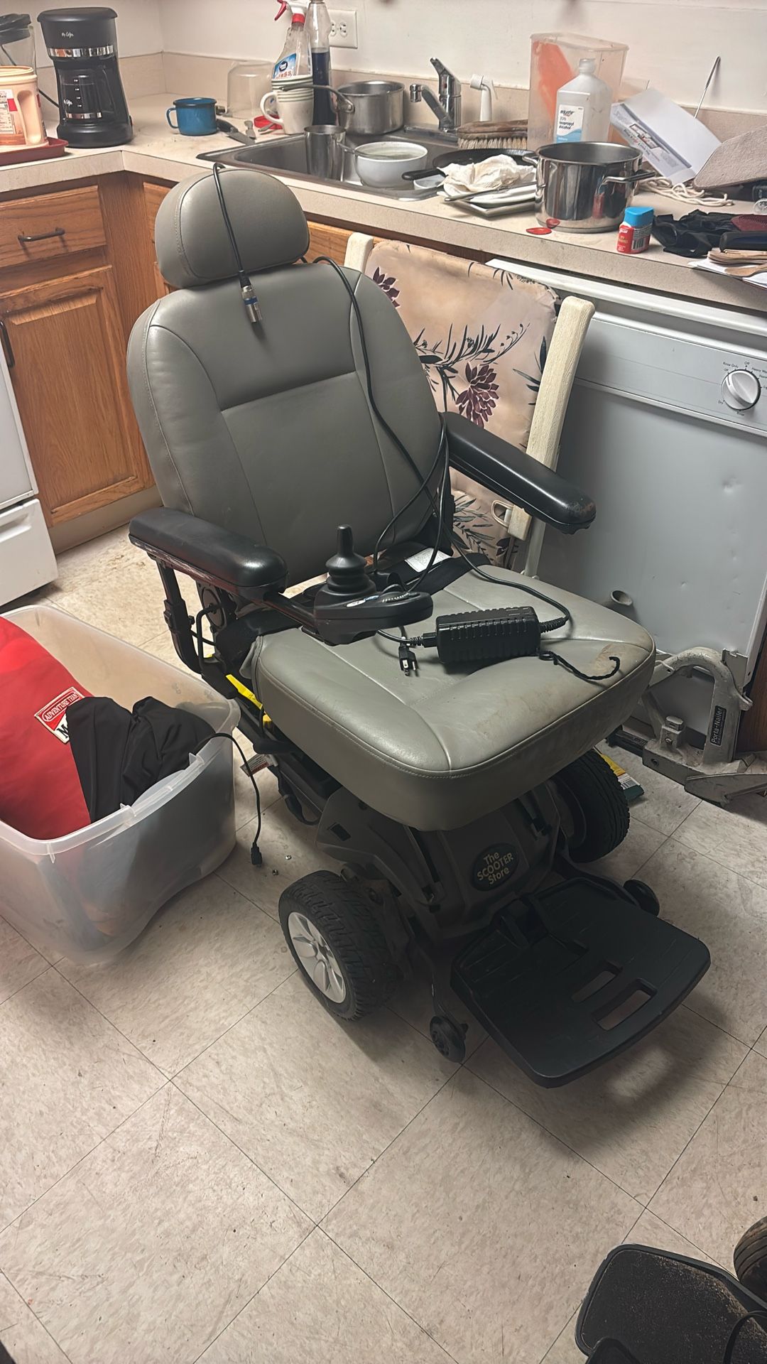 This is my aunt’s old scooter