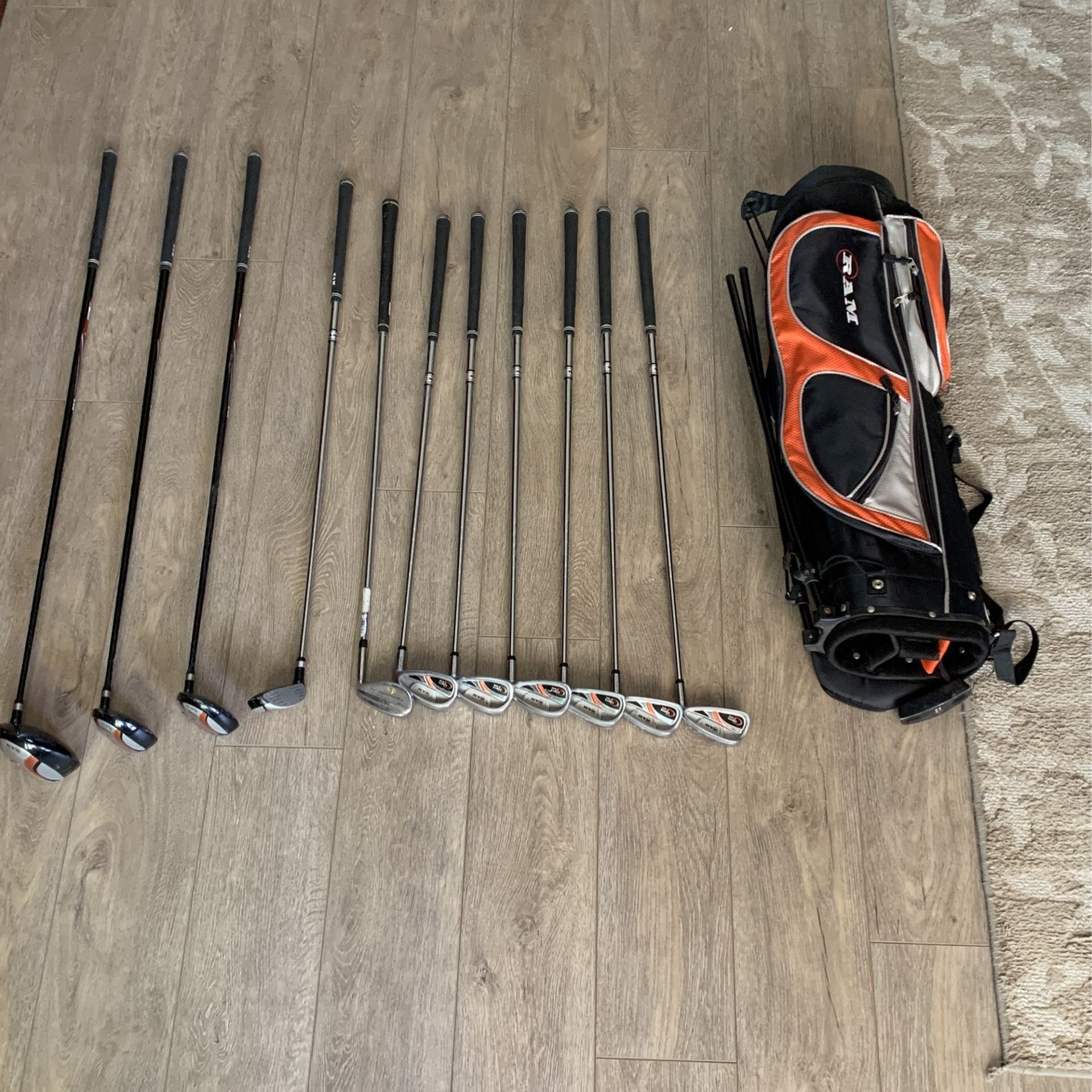 Golf Clubs Ram GForce Tour Teen Flex Clubs 11piece Set