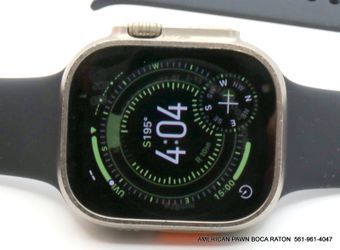 Apple Watch Ultra 2 (GPS+Cellular) 49mm Titanium Case with Black sport band Model No:NREG3LW/A 