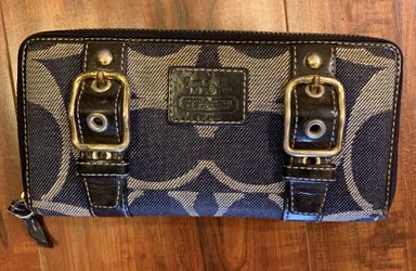 Coach jean large wallet