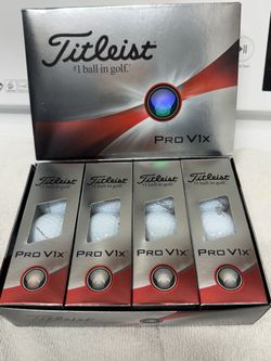Titleist Prov1x Brand New Dozen Low Numbers Corporate Logo