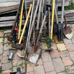 Rakes Axes , Shovels Hole Diggers And More