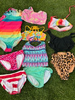 Girls swimsuits bundle size 7-8