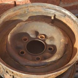 Four Vintage Chevy 14" Wheels with bolt pattern 5x5! Rare 