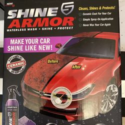 New Shine Armor Waterless Wash Wax Car System 3 In 1