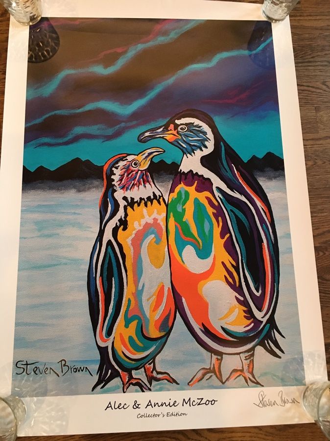 Penguin Print by Steven Brown