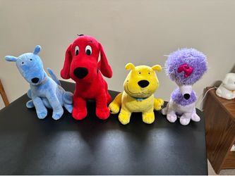 Clifford and friends stuffed animals