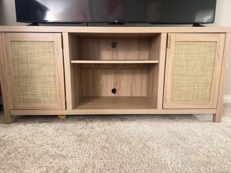 TV Stand - Rattan Style