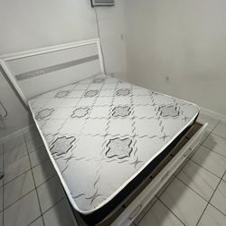 I'm selling a queen-size bed, ask for the price. 