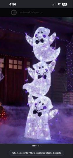 7th cool white purple led stacked ghosts