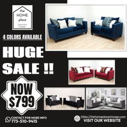 New Arrival!!! 🚨 Brand New Sofa And Love Seat, In Stock NOW!!!