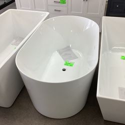 54” Long Acrylic Bathtubs / NEW