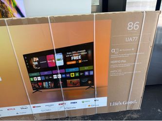 86”LG UHD 4K SMART TV HDR