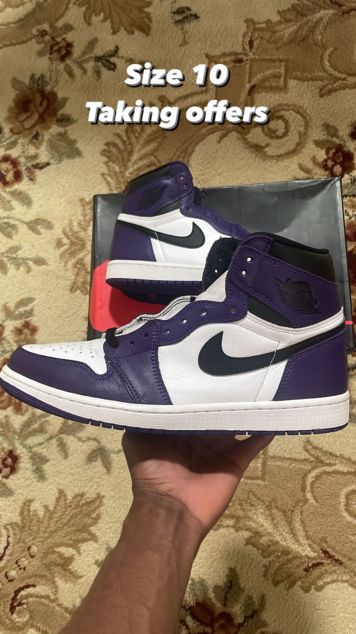 Jordan 1 Court Purple 2.0 