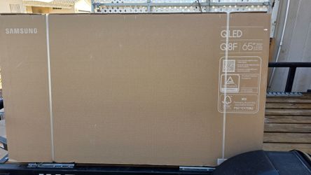 65" Samsung Q8F QLED 4K Smart TV – brand new, factory sealed.