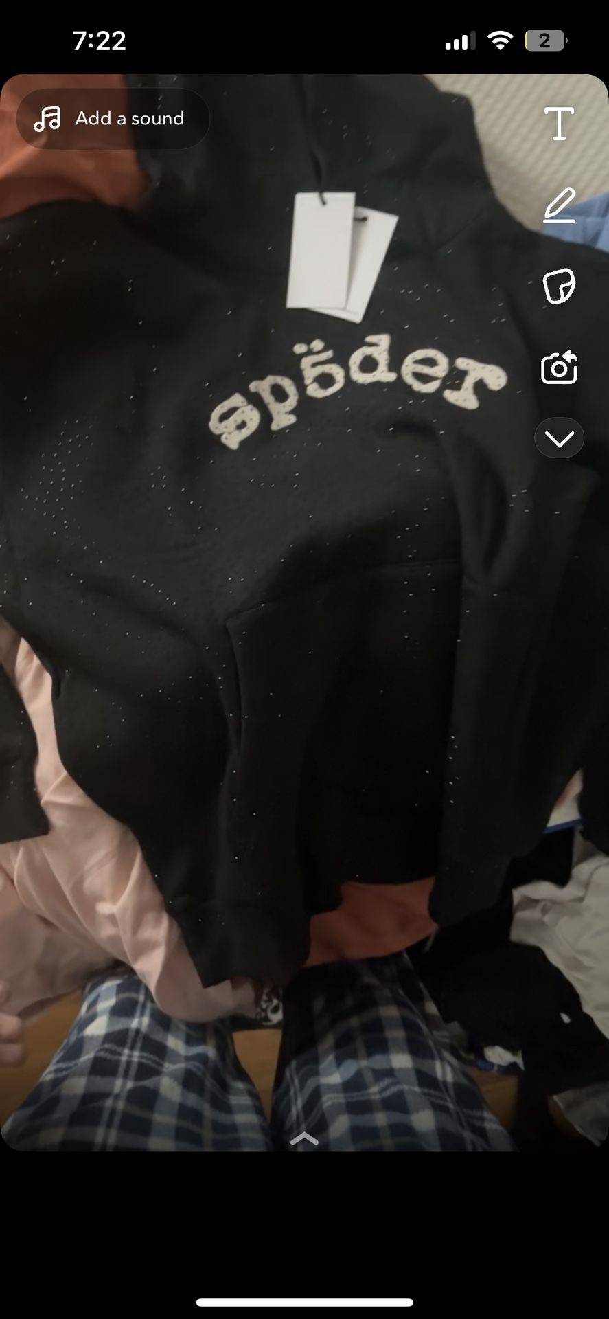 vvs spider hoodie (new w tag)