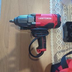Craftsman Industrial Impact 1/2 Inch. W/ Sockets. Only Used A Couple Of Times