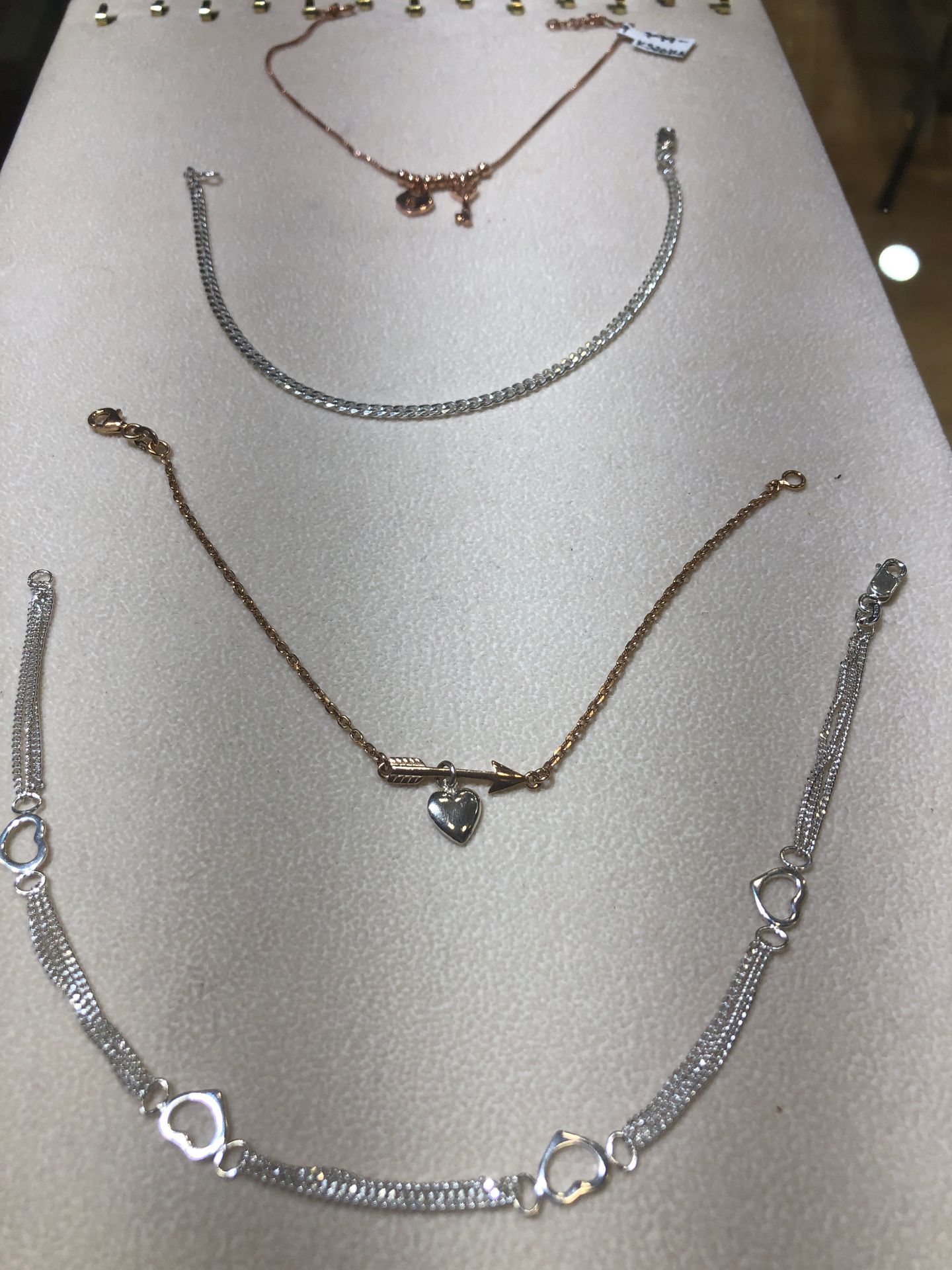 Sterling silver anklet