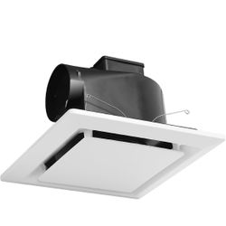 Bathroom Exhaust Fan for Ceiling Mount, 11.8" Household Bath Vent Ventilation Fans with 1.0 Sones Quiet Operation, 110 CFM with 4" Duct Collar, 26W Lo