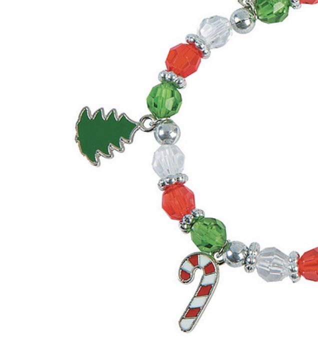 Brand New/Sealed - Christmas / XMAS Charm Bracelet  Kits!  4 - 12 Kit Packages - 48 bracelet kits!!