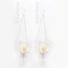 BEDAZZLING PENDANT SCONCE DUO