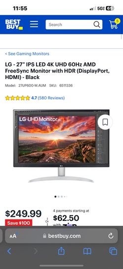 LG 4K Monitor