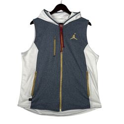 Nike Jordan Sleeveless Sweatshirt Hoodie SZ SMALL
