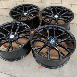 New 22 Inch M-Sport Style Rims Wheels for BMW 22x9.5 +31 (5x120) Squared Set