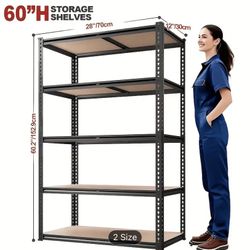 60H Heavy duty Metal shelves 