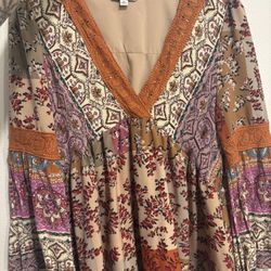 Davi & Dani Boho Dress M