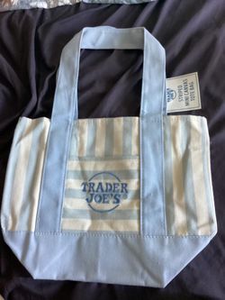 Trader Joe’s striped mini tote
