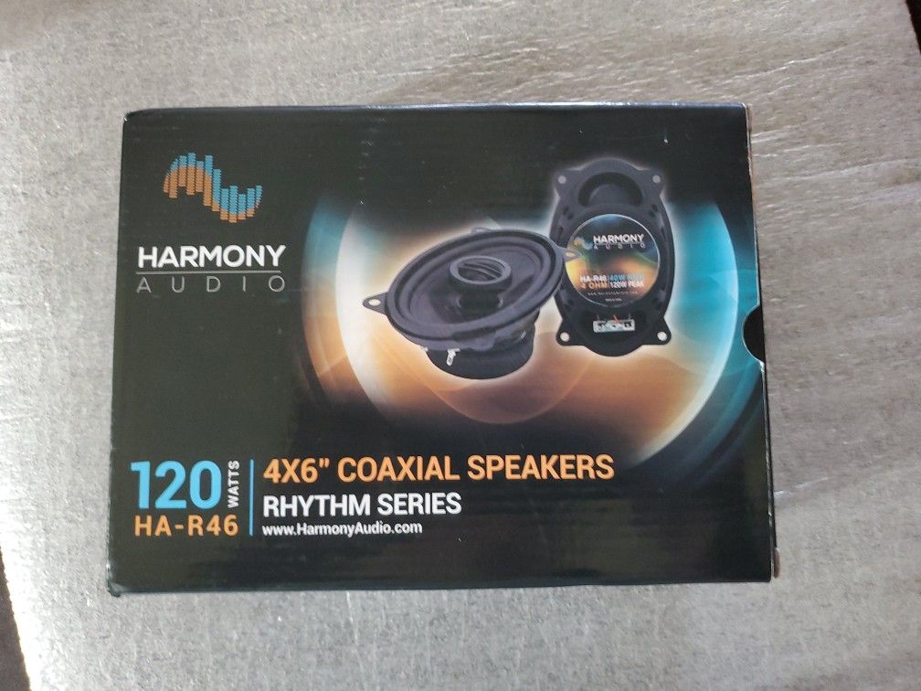￼ Harmony Audio Ha-r46 Car Stereo Rhythm 120w Speakers