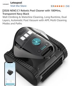 C1 Cordless Robotic Pool Cleaner 180 Mins New Sealed