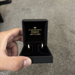 REAL Solid 14k Gold Hoop Earrings