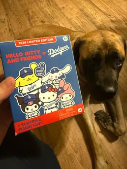 Dodger Hello Kitty Plush Clip Mystery