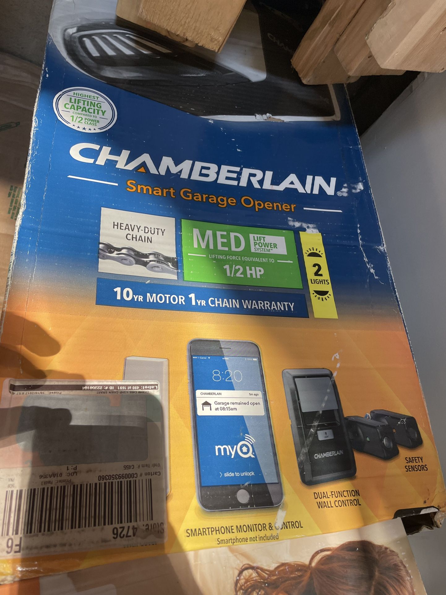 Chamberlain Garage Door Opener with MyQ WiFi 