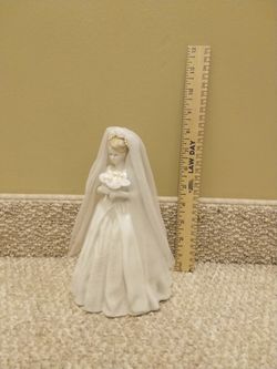 Wedding Bride Figurine - hand painted